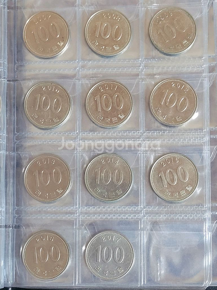 100원동전 70년부터 17년까지--3