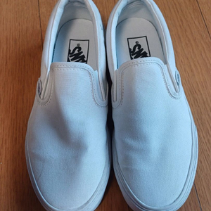 VANS 반스 화이트 슬립온 230 mm