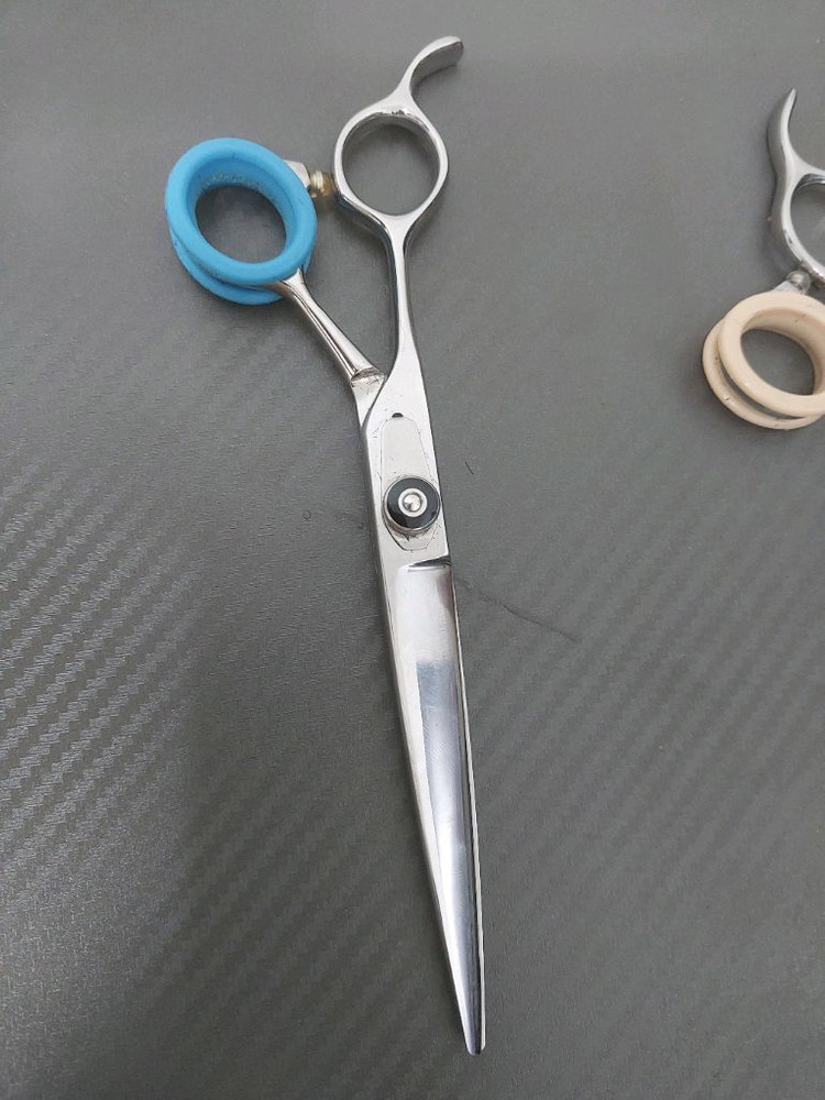 왼손잡이 이용가위 세트 (7인치 장가위,틴닝가위) 이미지