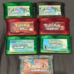 게임보이 어드밴스 GBA 포켓몬스터 영어판