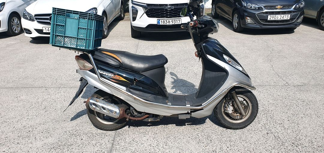 오토바이 비버125 스쿠터 짧은킬로 2만2천 팔아요--2