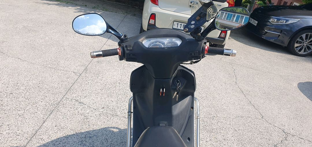 오토바이 비버125 스쿠터 짧은킬로 2만2천 팔아요--5