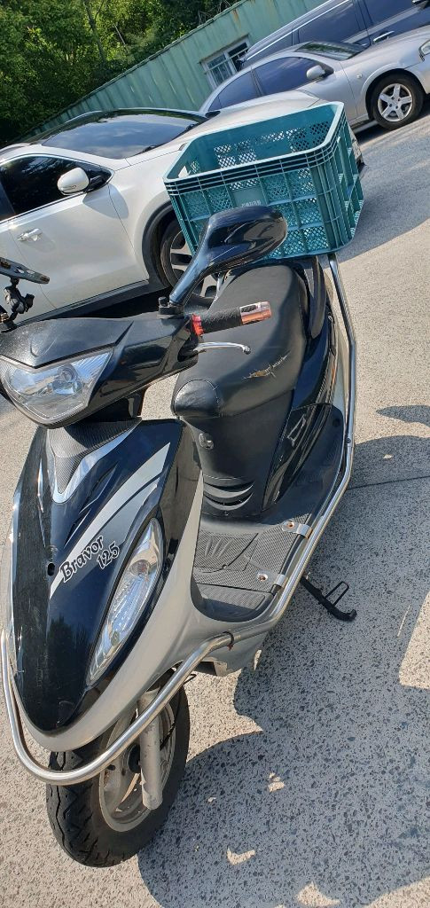오토바이 비버125 스쿠터 짧은킬로 2만2천 팔아요--7