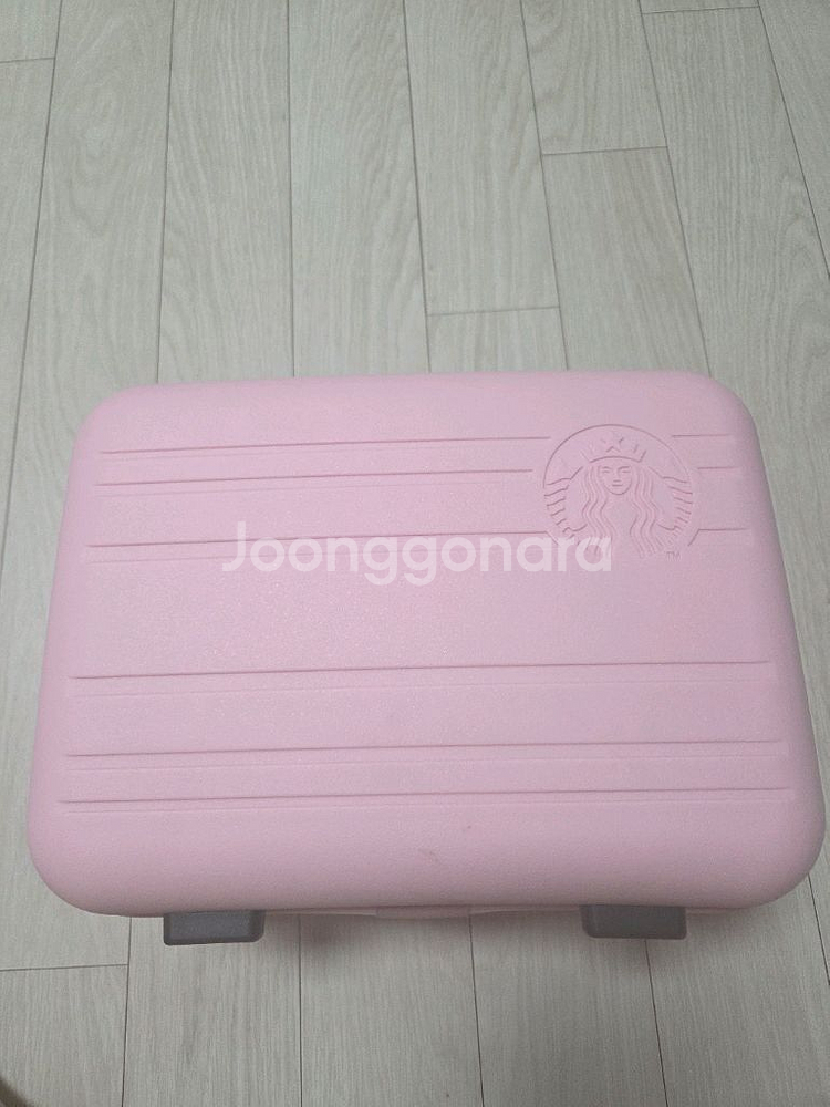 스타벅스 미니 레더백 베이비핑크 색상--0