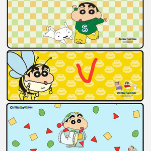 짱구 꿀벌 마우스 장패드(사진에 체크표시 된거만)