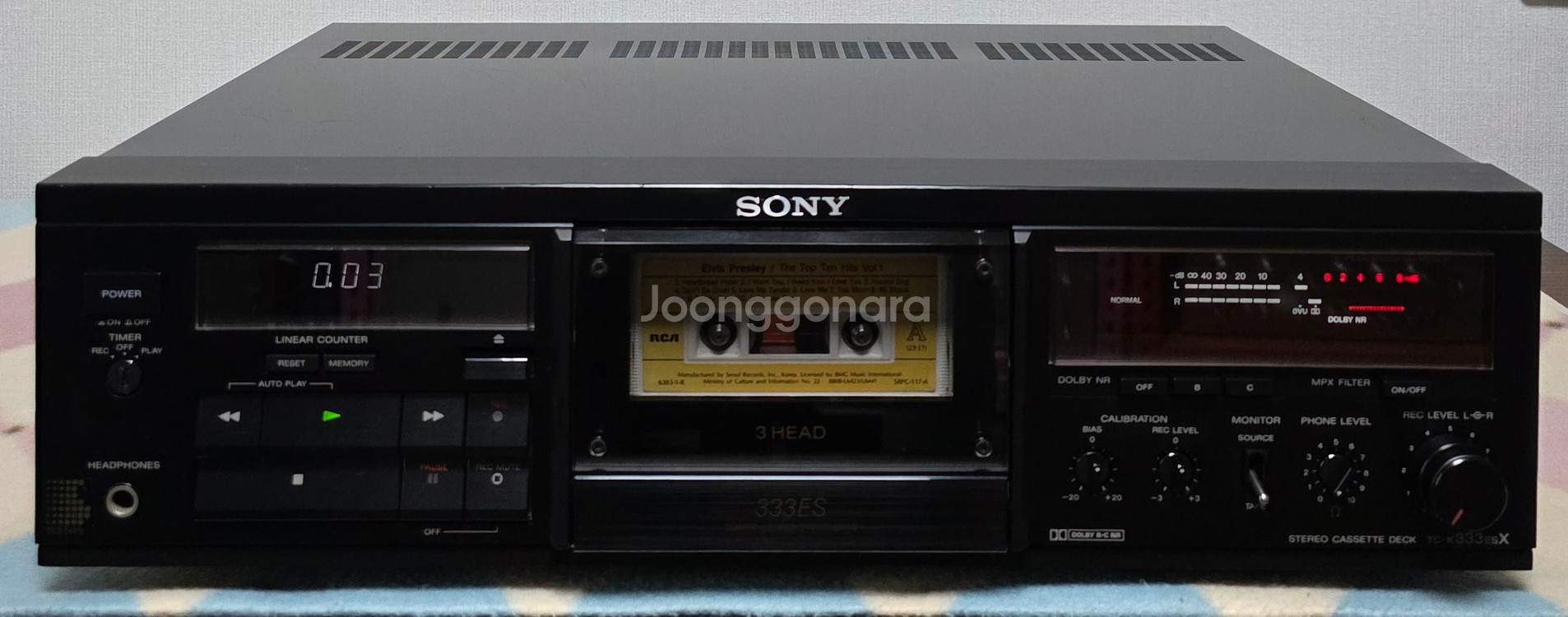 SONY 카세트 데크 TC-K333ESX--0