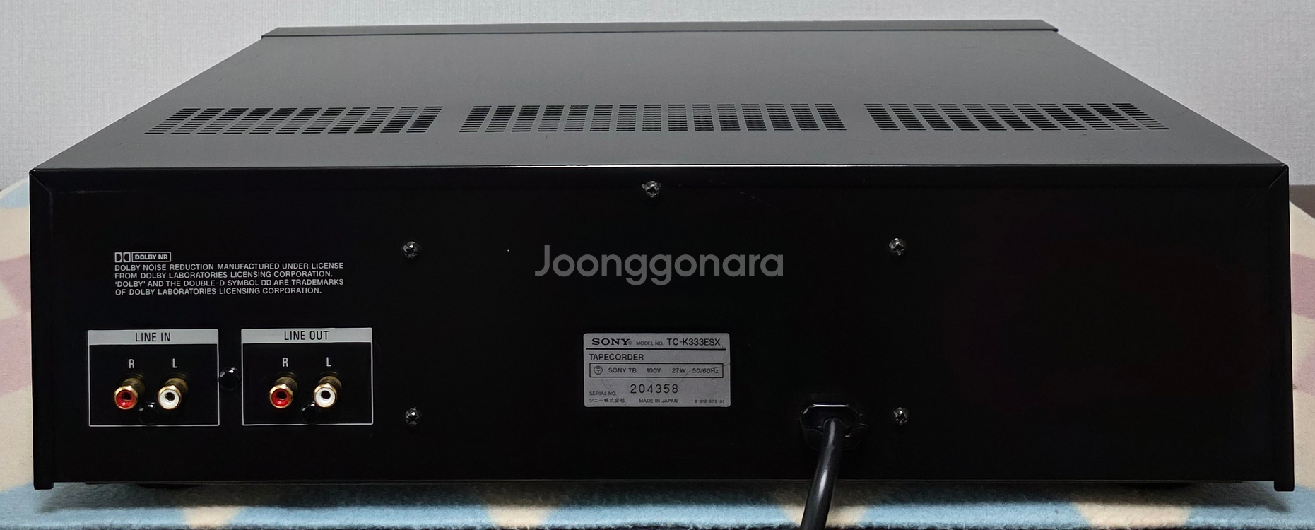 SONY 카세트 데크 TC-K333ESX--4