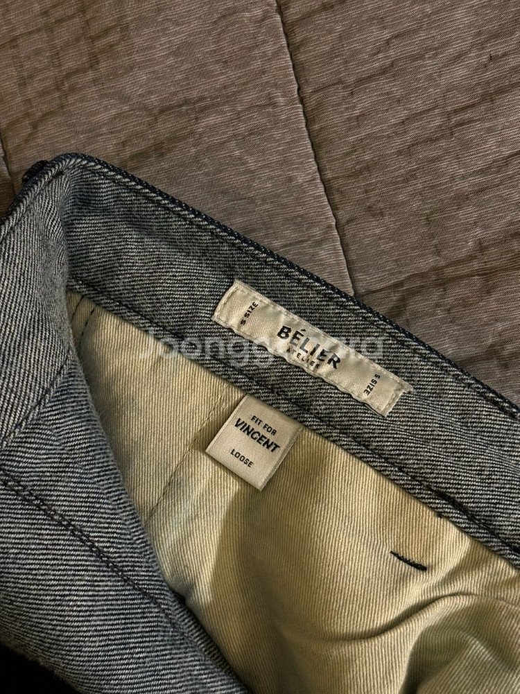 벨리에 블랭크 데님팬츠 인디고--4