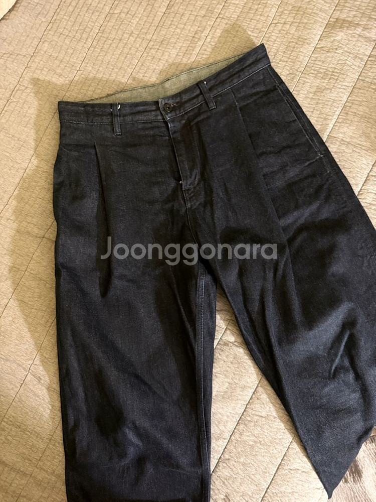 벨리에 블랭크 데님팬츠 인디고--2