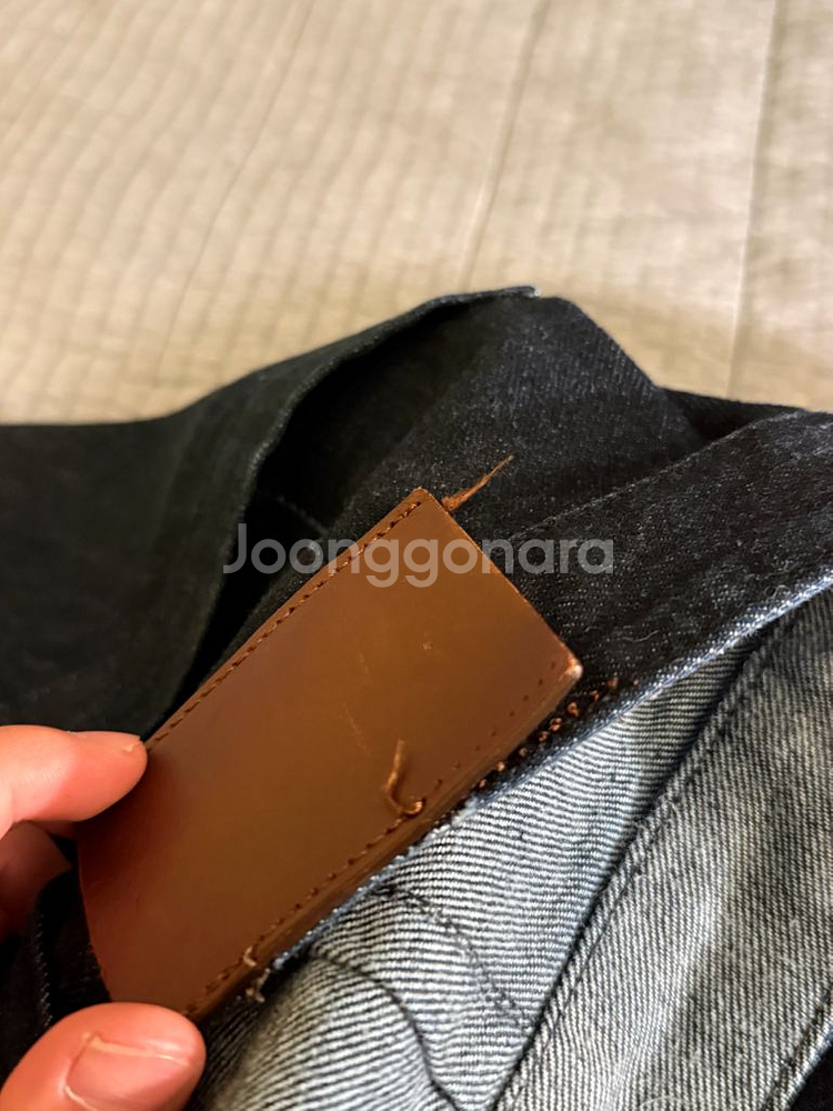 벨리에 블랭크 데님팬츠 인디고--7