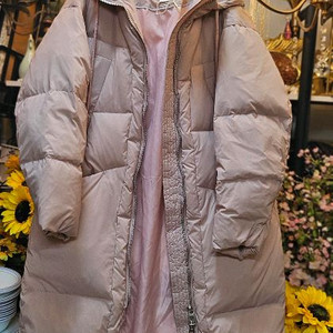 쥬시쥬디넉다운최상 여성 롱패딩 코트 핑크