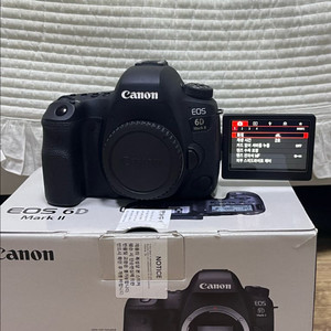 급처 캐논 6D MARK2 DSLR 카메라 렌즈 2개
