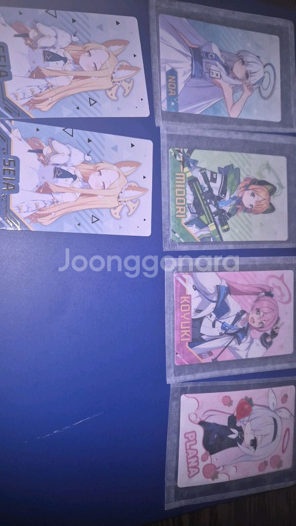 블루아카이브 포카 교환 합니다!--0