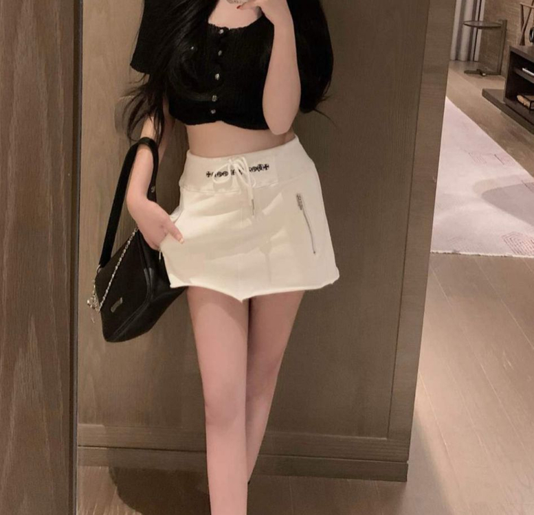 크롬하츠 치마 바지 스커트 밴딩 트레이닝 스타일--2