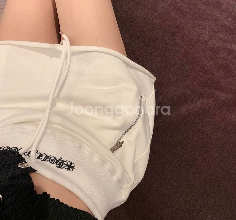 크롬하츠 치마 바지 스커트 밴딩 트레이닝 스타일--4