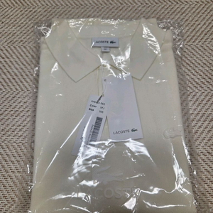 [새상품]라코스테 피케 반팔 스웨터 폴로(크림)