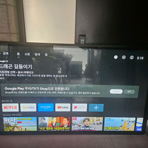 tv겸 전자칠판 90인치 정도?