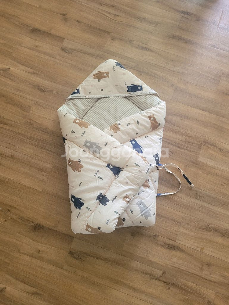 곰돌이 패턴 퀼팅 매트--3