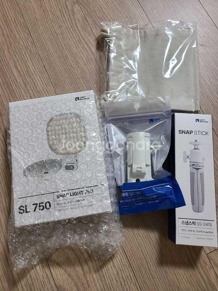 라이트밸런스 SL-750 삼각대 세트 촬영 조명 미개봉--0