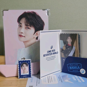 2023 세븐틴카페 조슈아 포카 티켓 여권 증사 일괄