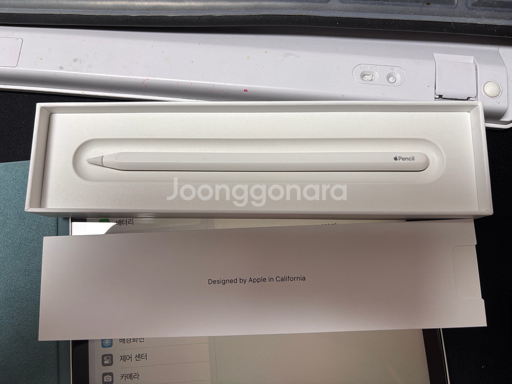 정품 애플펜슬 2세대 박스채--0