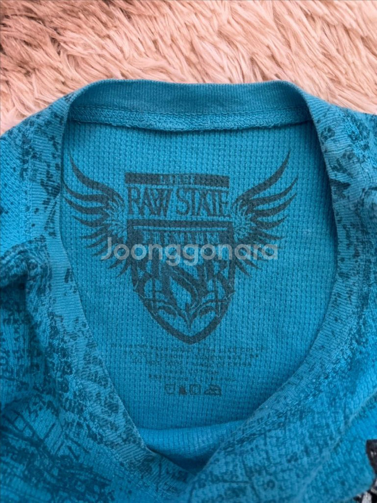 RAW STATE AFFLICTION 스타일 긴팔 티셔--2