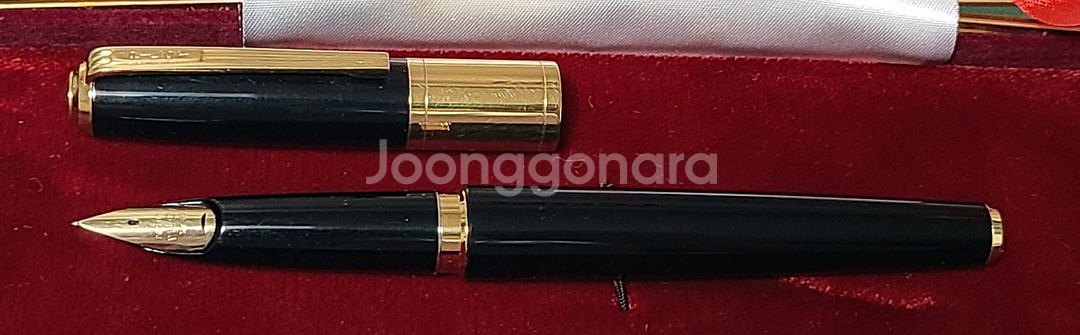 70년대 파이롯트 슈퍼 200 22K 밴드 만년필 풀셋--2