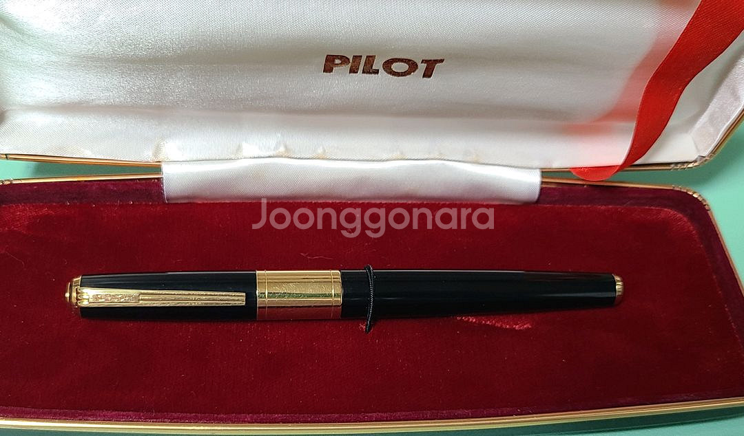 70년대 파이롯트 슈퍼 200 22K 밴드 만년필 풀셋--1