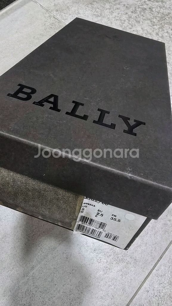 [정품]Bally 힐 샌들 225mm--3