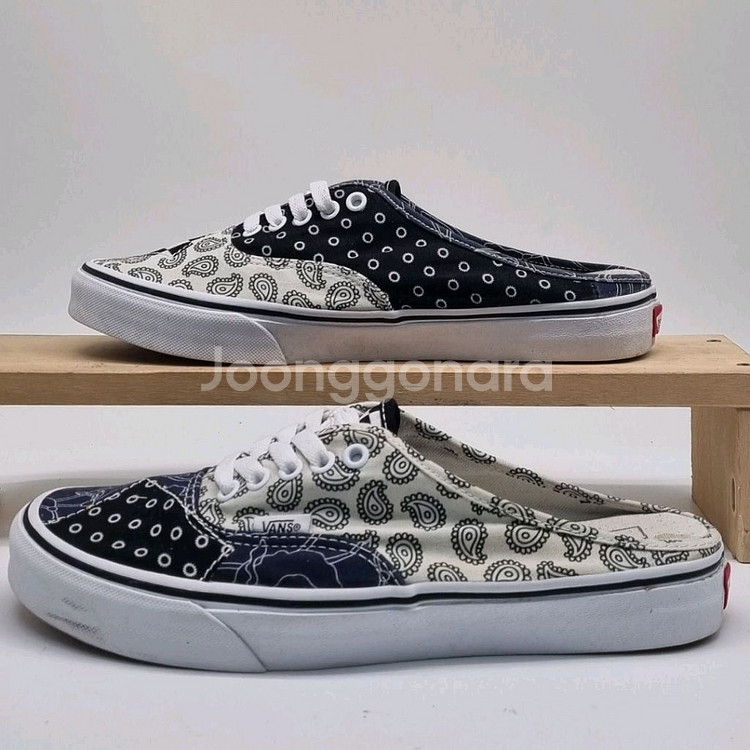 반스 어센틱 패턴뮬 270.--0