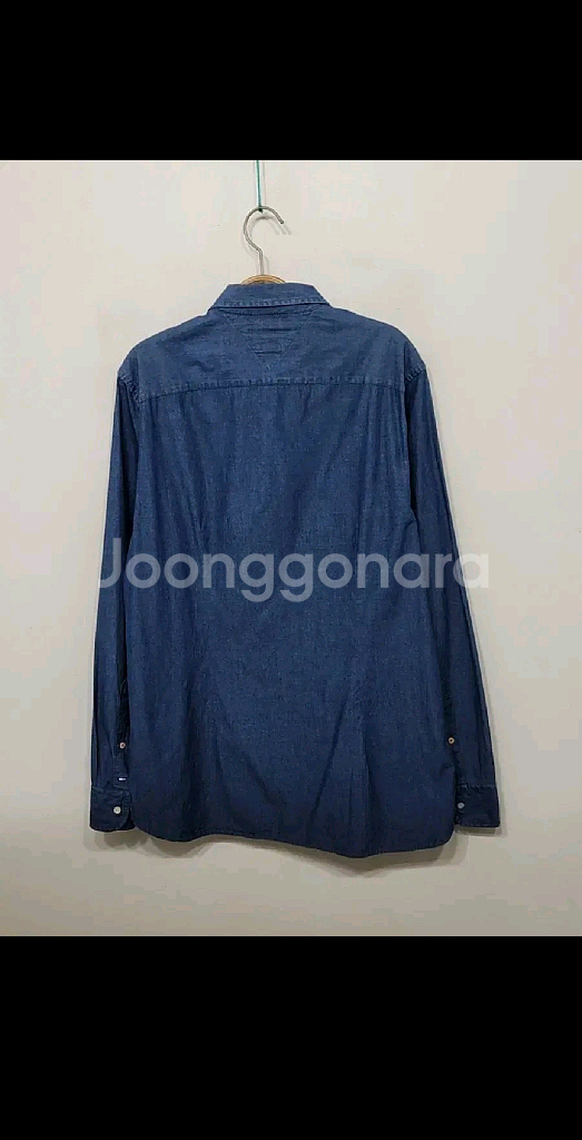 (L) 타미힐피거 청남방 인디고 데님셔츠 토미 캐주얼--5