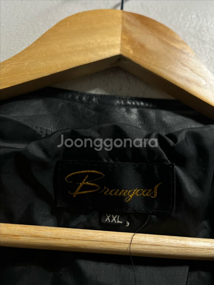 100-105 Brangers 레더 양가죽 조끼--4
