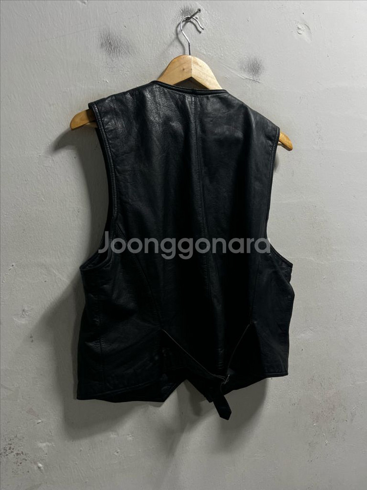 100-105 Brangers 레더 양가죽 조끼--3