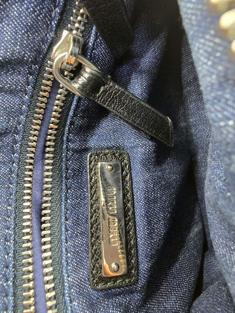 미우미우 (Miu Miu) 데님클러치겸 크로스백--5