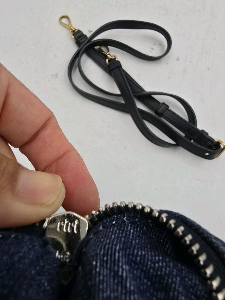 미우미우 (Miu Miu) 데님클러치겸 크로스백--6