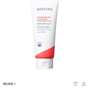 에스트라 테라크네365 클리어 딥 클렌징 폼 200g