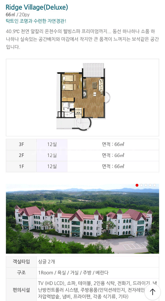 8/23(토)고성 파인리즈 리조트20평2인1실 숙박권--2