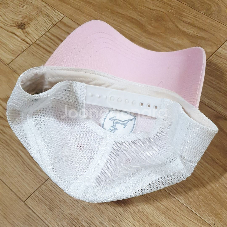 존디어 핑크 트러커햇 여성 메쉬캡 모자--1