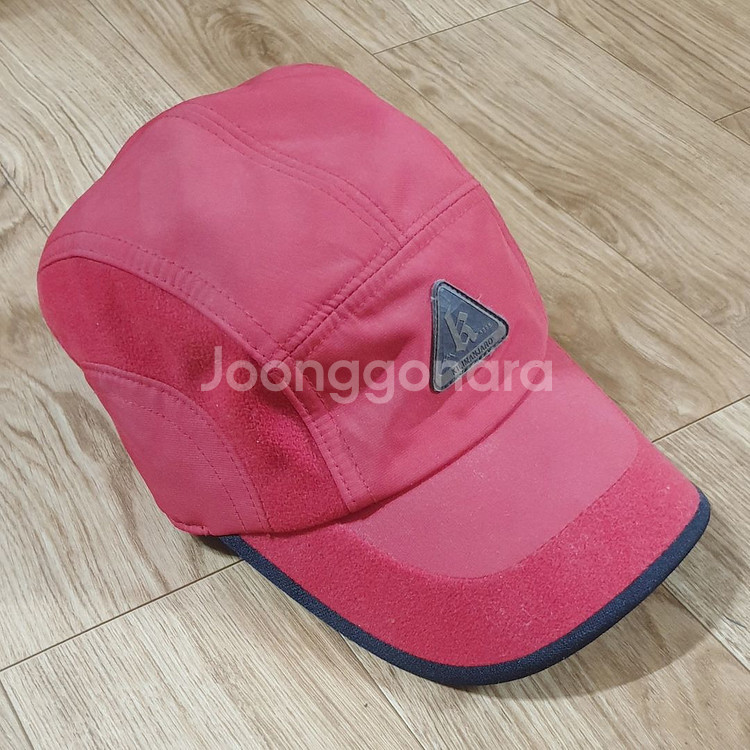 레드 컬러 캡모자 여성 겨울 기모 방한 모자--0
