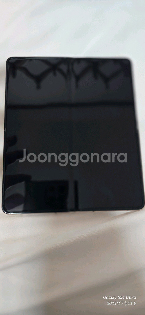 <센터판-수리후 미사용>폴드4. 베이지 256GB--3