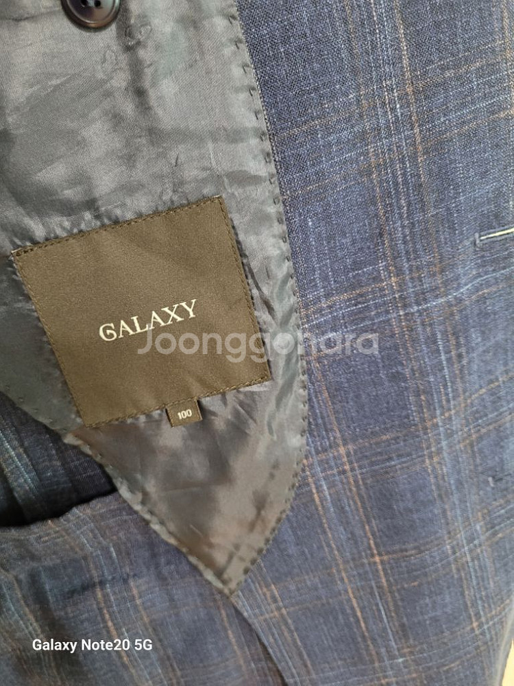 남성 갤럭시 로노피아나 울.실크 린넨자켓 (95)--6