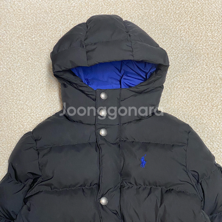 (정품) 폴로 신형 키즈 블랙 푸퍼 패딩 3T--1