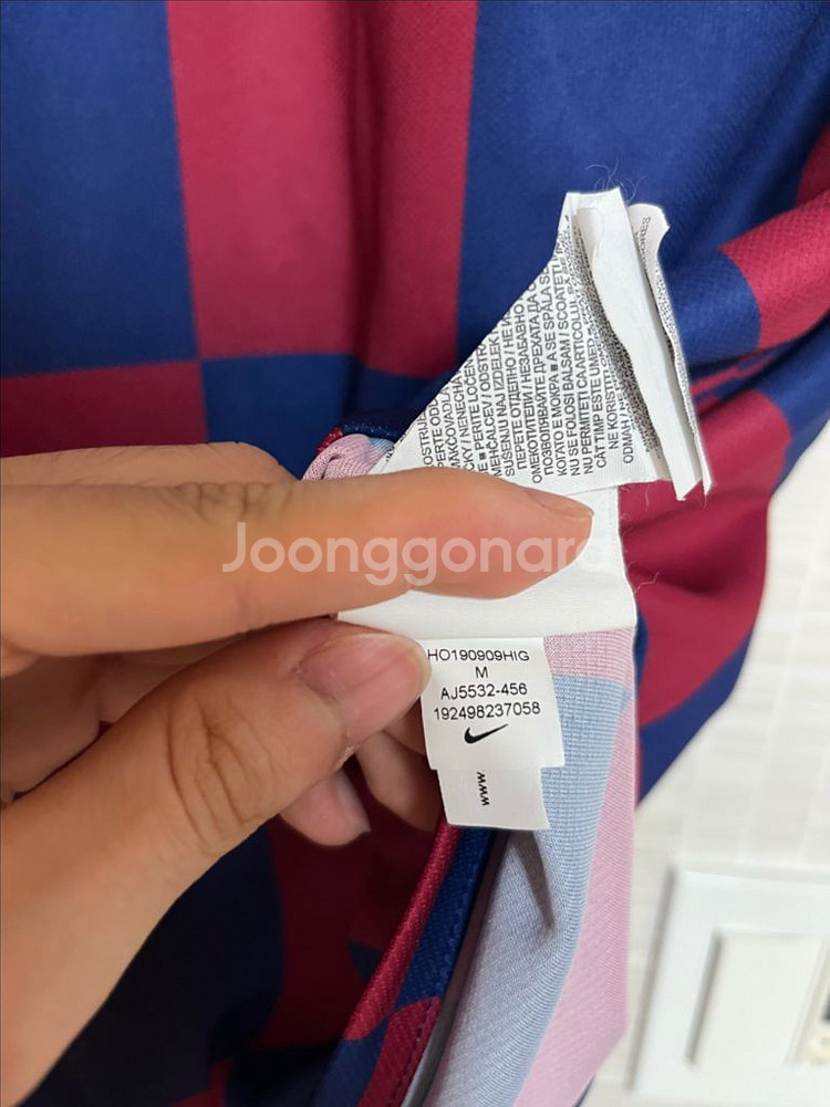 m] 바르셀로나 19-20 시즌 그리즈만 마킹 유니폼--4