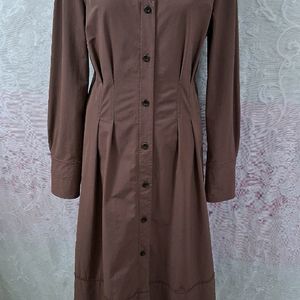 LIST 브라운 롱원피스 S