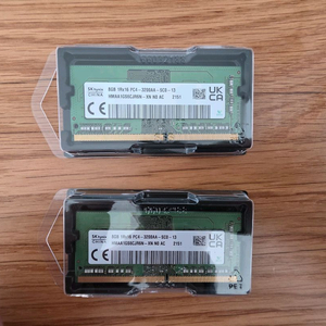 노트북용 램 8GB x 2개 (DDR4, 3200)