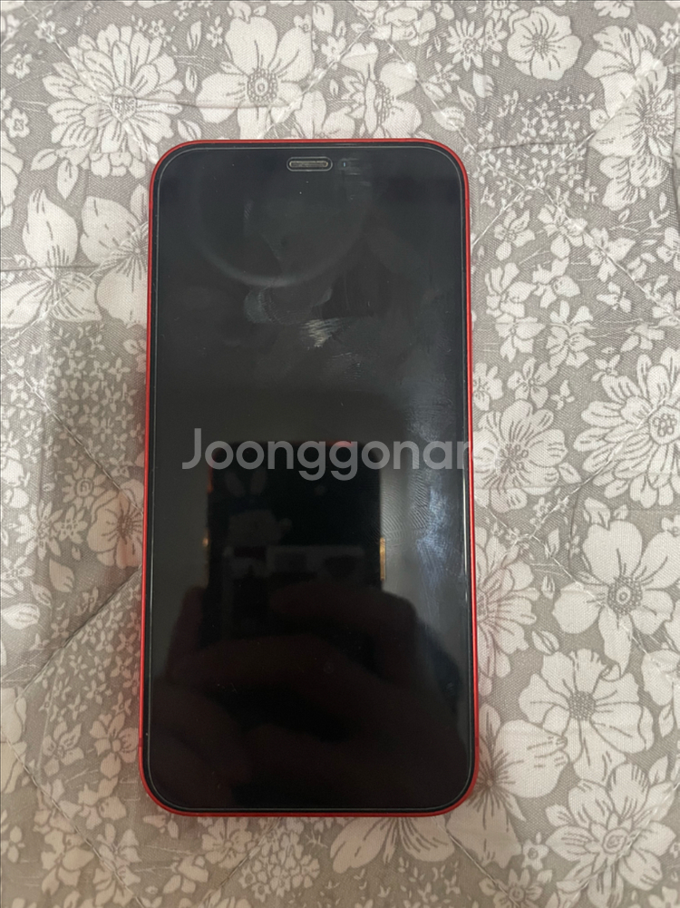 아이폰 12 미니 레드 128기가 카메라무음 홍콩판--0
