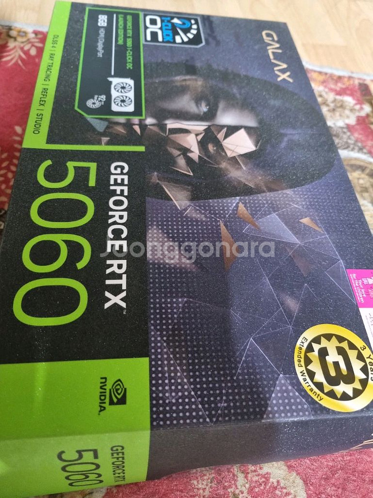 GALAX RTX 5060 박스만 새상품--0