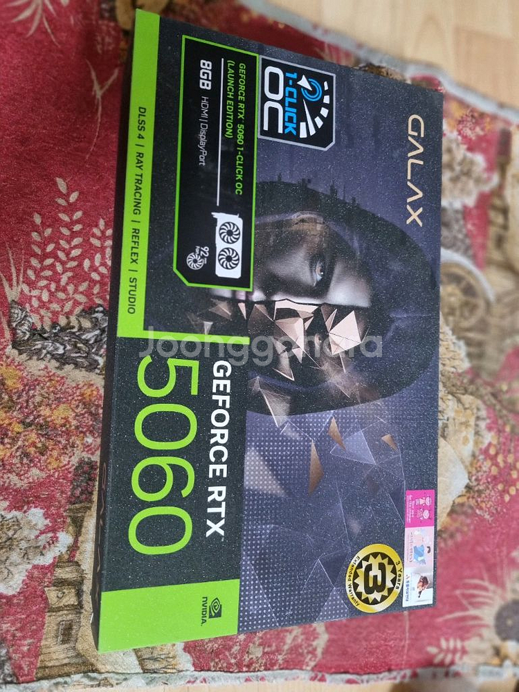 GALAX RTX 5060 박스만 새상품--1