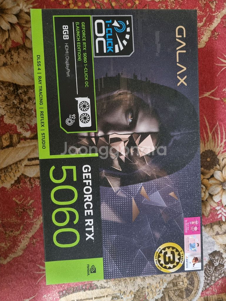 GALAX RTX 5060 박스만 새상품--5