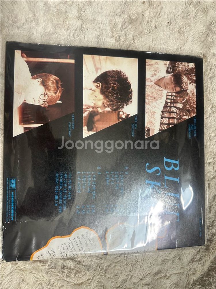 푸른하늘 2집 - 눈물나는 날에는 (초민트급/LP)판매--0